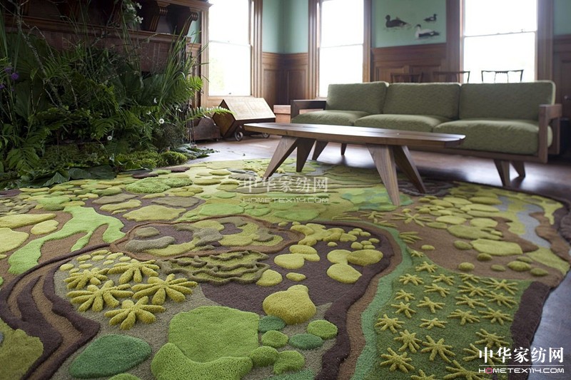 森林地毯讓你的客廳充滿生機