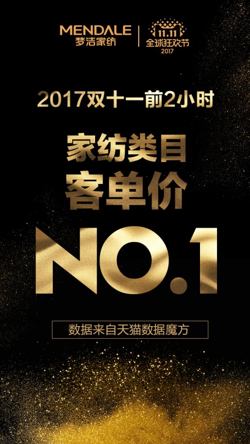 雙11家紡客單再創新高夢潔家紡大勝歸來